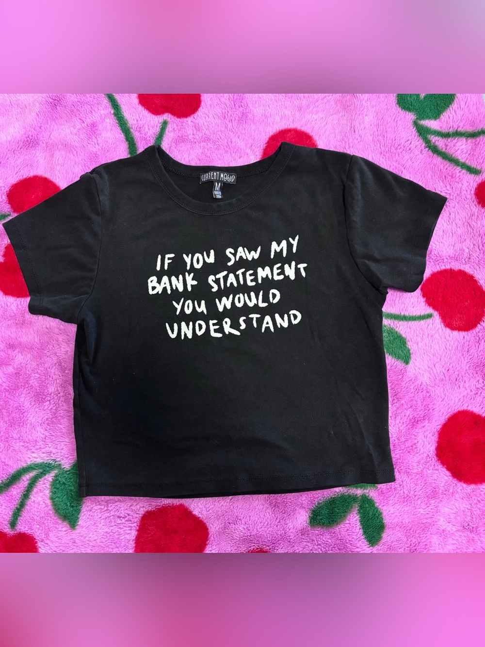 Current Mood - Dolls Kill - Cropped Baby T Shirt